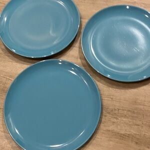 IKEA Blue Dinner Plate Set of Three 10.5”